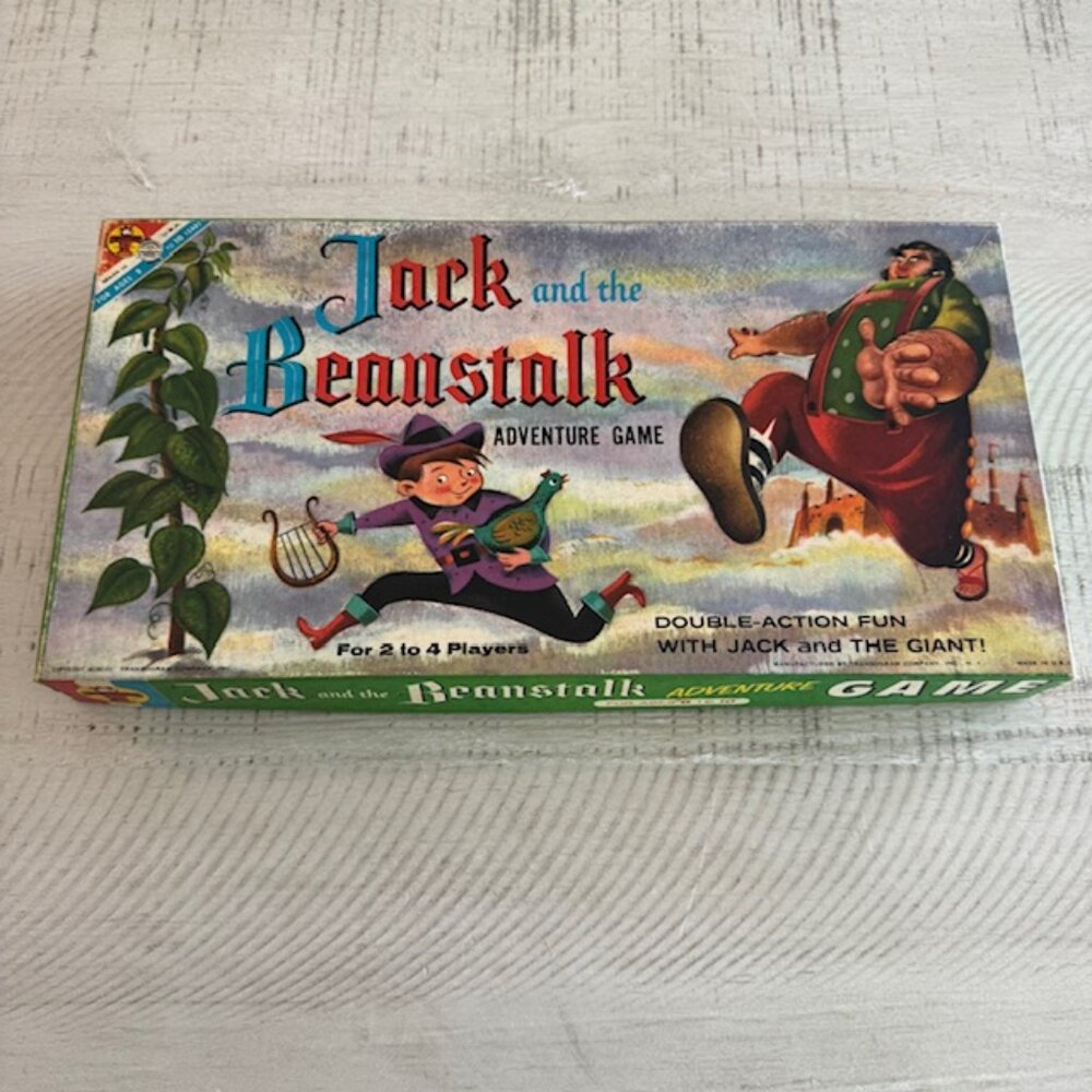 Rare, vintage 1958 Transogram Jack and the Beanstalk Adventure Game
